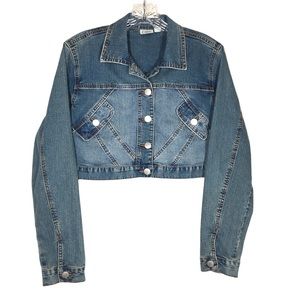 Cato | Y2K Era 2000s Cropped Jean Jacket